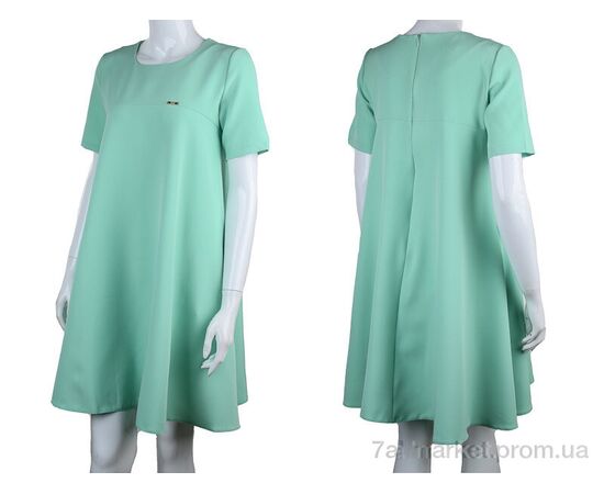 Фотография Платье женское Лето 0766 l.green (3 шт. р.сетка 36-40) "Vande Grouff" недорого оптом от прямого поставщика, изображение 3