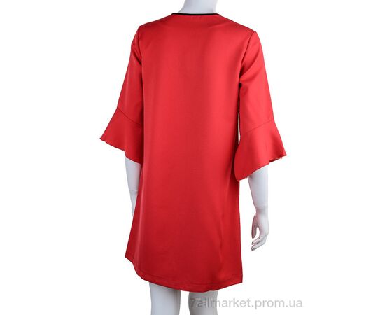 Фотография Платье женское Лето 941 red (4 шт. р.сетка 34-40) "Vande Grouff" недорого оптом от прямого поставщика, изображение 2