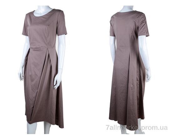 Фотография Платье женское Лето 61622 brown (4 шт. р.сетка 36-42) "Vande Grouff" недорого оптом от прямого поставщика, изображение 3