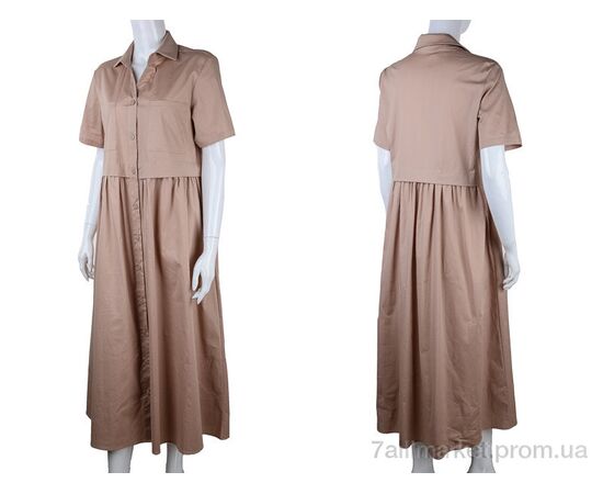 Фотография Платье женское Лето 990 beige (4 шт. р.сетка 38-44) "Vande Grouff" недорого оптом от прямого поставщика, изображение 3