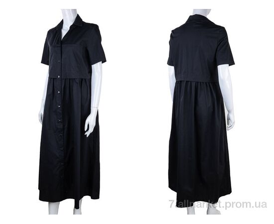 Фотография Платье женское Лето 990 black (5 шт. р.сетка 36-44) "Vande Grouff" недорого оптом от прямого поставщика, изображение 3
