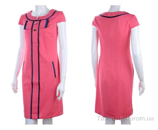 Фотография Платье женское Лето 627 pink (3 шт. р.сетка 36-40) "Vande Grouff" недорого оптом от прямого поставщика, изображение 3