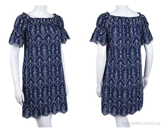 Фотография Платье женское Лето 942 navy (1 шт. р.сетка 34) "Vande Grouff" недорого оптом от прямого поставщика, изображение 3
