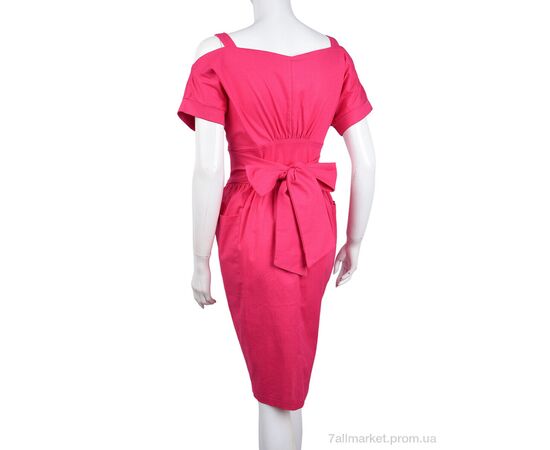 Фотография Платье женское Лето 1030 малиновий (4 шт. р.сетка 36-42) "Vande Grouff" недорого оптом от прямого поставщика, изображение 2