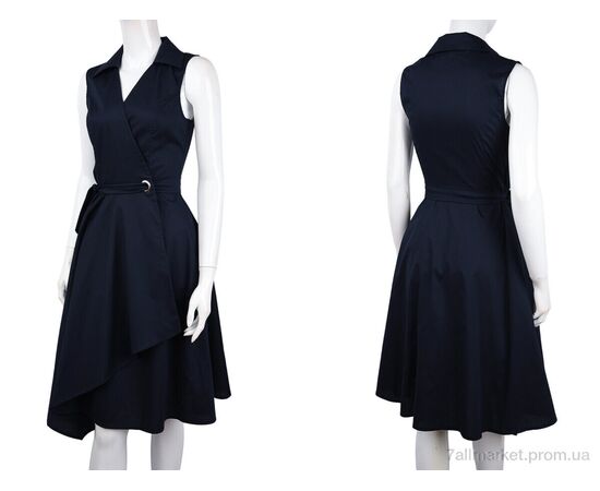 Фотография Платье женское Лето 950 синій (3 шт. р.сетка 36-40) "Vande Grouff" недорого оптом от прямого поставщика, изображение 3