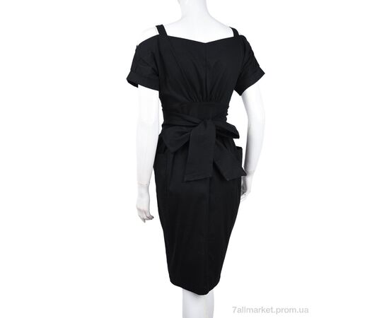 Фотография Платье женское Лето 1030 чорний (4 шт. р.сетка 36-42) "Vande Grouff" недорого оптом от прямого поставщика, изображение 2