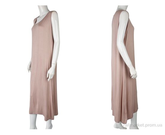 Фотография Платье женское Лето B0138-6 (11291) beige (6 шт. р.сетка 2XL-3XL) "Obuvok" недорого оптом от прямого поставщика, изображение 3
