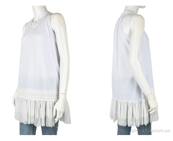 Фотография Платье женское Лето B0134-1 (11256) white (4 шт. р.сетка XL-3XL) "Obuvok" недорого оптом от прямого поставщика, изображение 3