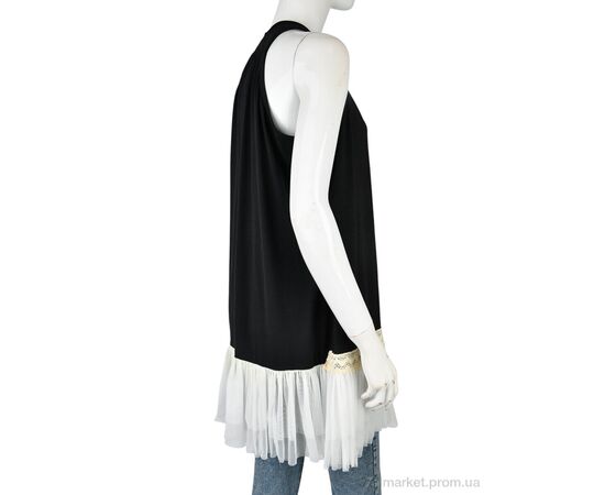 Фотография Платье женское Лето B0134-2 (11258) black-white (4 шт. р.сетка XL-3XL) "Obuvok" недорого оптом от прямого поставщика, изображение 2