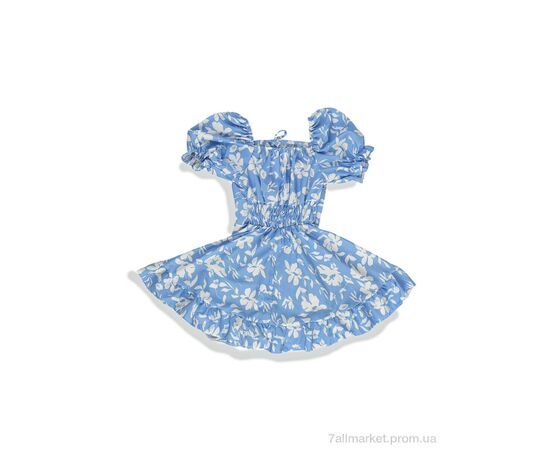 Фотография Платье детское Лето 001-1 blue (4 шт. р.сетка 140-158) "Steysi" недорого оптом от прямого поставщика, изображение 2