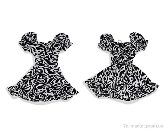 Фотография Платье детское Лето 001-3 black (4 шт. р.сетка 140-158) "Steysi" недорого оптом от прямого поставщика, изображение 3