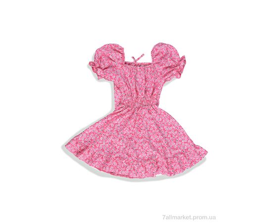 Фотография Платье детское Лето 001-6 l.pink (4 шт. р.сетка 140-158) "Steysi" недорого оптом от прямого поставщика, изображение 2