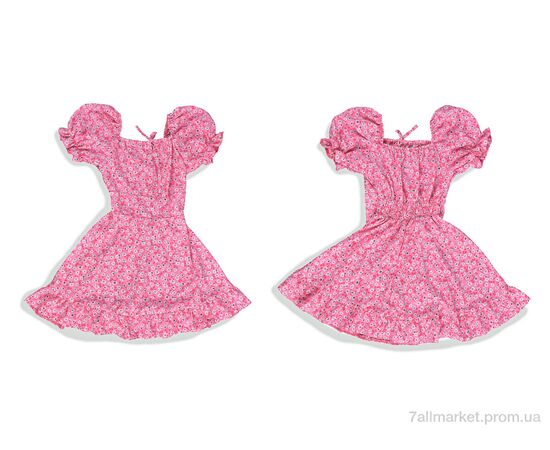 Фотография Платье детское Лето 001-6 l.pink (4 шт. р.сетка 140-158) "Steysi" недорого оптом от прямого поставщика, изображение 3