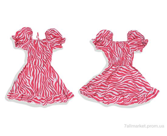 Фотография Платье детское Лето 001-7 d.pink (4 шт. р.сетка 140-158) "Steysi" недорого оптом от прямого поставщика, изображение 3