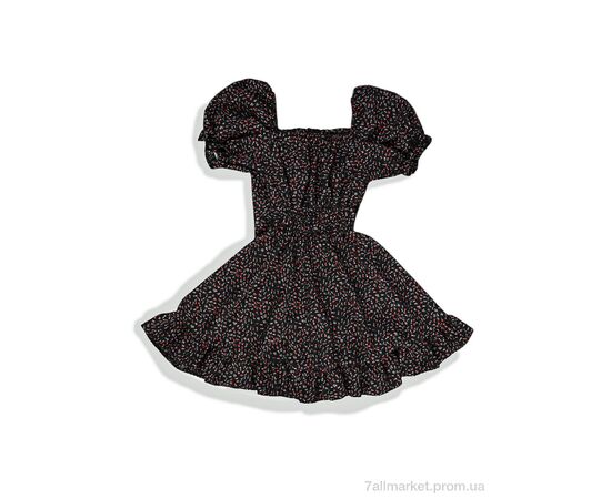 Фотография Платье детское Лето 001-8 black (4 шт. р.сетка 140-158) "Steysi" недорого оптом от прямого поставщика, изображение 2