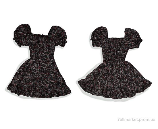 Фотография Платье детское Лето 001-8 black (4 шт. р.сетка 140-158) "Steysi" недорого оптом от прямого поставщика, изображение 3
