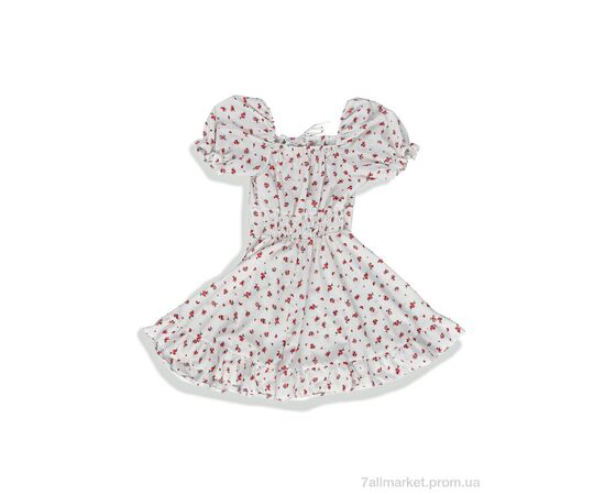 Фотография Платье детское Лето 001-9 white (4 шт. р.сетка 140-158) "Steysi" недорого оптом от прямого поставщика, изображение 2