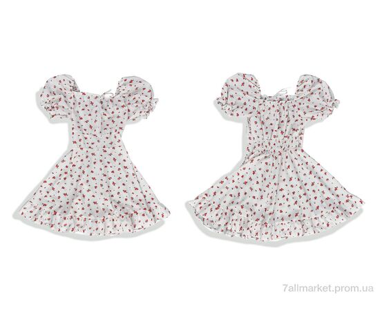 Фотография Платье детское Лето 001-9 white (4 шт. р.сетка 140-158) "Steysi" недорого оптом от прямого поставщика, изображение 3