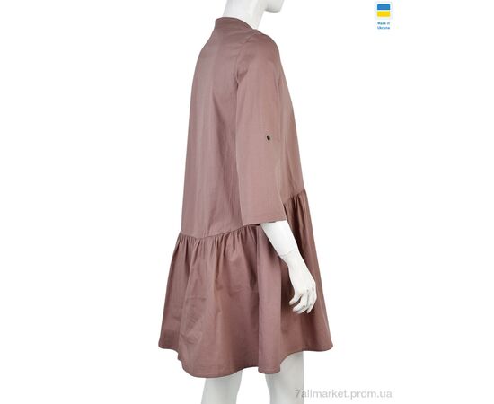 Фотография Платье женское Лето 970 коричневий (2 шт. р.сетка 38-42) "Vande Grouff" недорого оптом от прямого поставщика, изображение 2