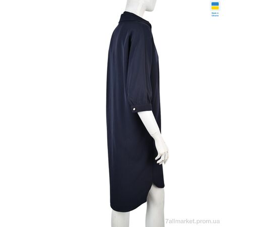 Фотография Платье женское Весна/осень 753 синій (2 шт. р.сетка 38-42) "Vande Grouff" недорого оптом от прямого поставщика, изображение 2