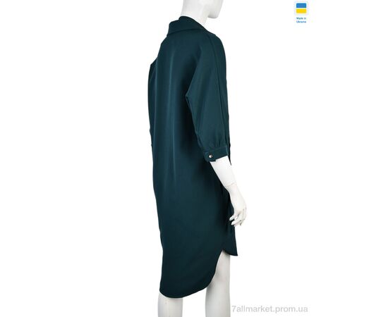 Фотография Платье женское Весна/осень 753 зелений (2 шт. р.сетка 38-40) "Vande Grouff" недорого оптом от прямого поставщика, изображение 2