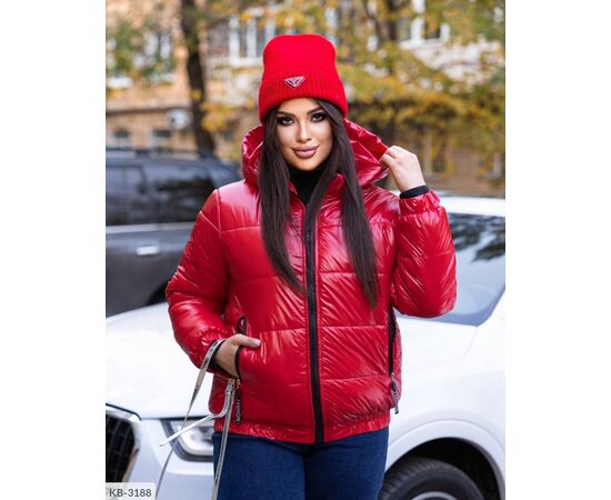 Фотография Женская куртка плащёвка на синтепоне р.42-44;46-48 "VLADA" купить недорого от прямого поставщика, изображение 5