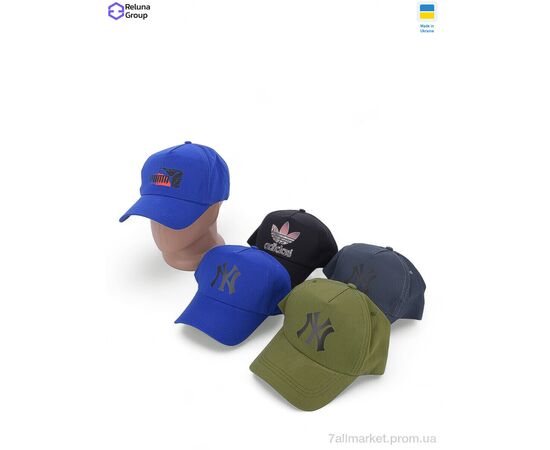 Фотография Кепка для мужчин Весна/осень LC001-27 mix (5 шт. р.сетка ) "Reluna Group" недорого оптом от прямого поставщика, изображение 2