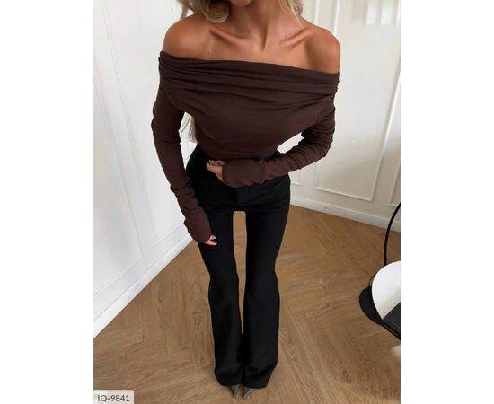 Фотография Лонгслив женский р.S-M;M-L (3цв) "ANNVER" купить недорого от прямого поставщика, изображение 3