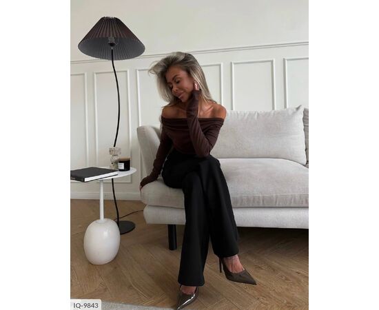 Фотография Лонгслив женский р.S-M;M-L (3цв) "ANNVER" купить недорого от прямого поставщика, изображение 2