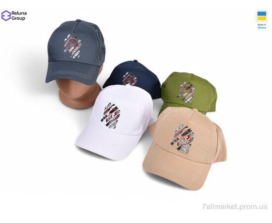 Фотография Кепка для мужчин Весна/осень 771-2 mix (5 шт. р.сетка ) "Reluna Group" недорого оптом от прямого поставщика, изображение 2