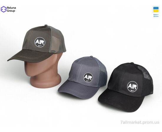 Фотография Кепка для мужчин Лето N2001-5 mix (5 шт. р.сетка ) "Reluna Group" недорого оптом от прямого поставщика, изображение 2