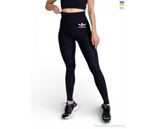 Фотография Лосинсы женские Весна/осень 50001-1ADS чорний (4 шт. р.сетка XL-4XL) "Sport style" недорого оптом от прямого поставщика, изображение 2