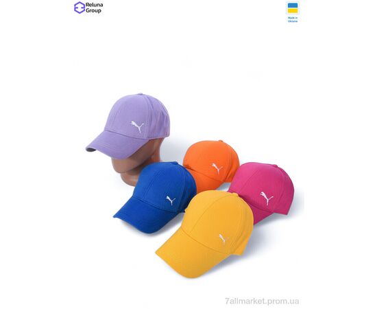 Кепка унісекс Літо PL001-5 mix (5 шт. р.сіткаOne size) "Reluna Group" недорого оптом від прямого постачальника, зображення 2