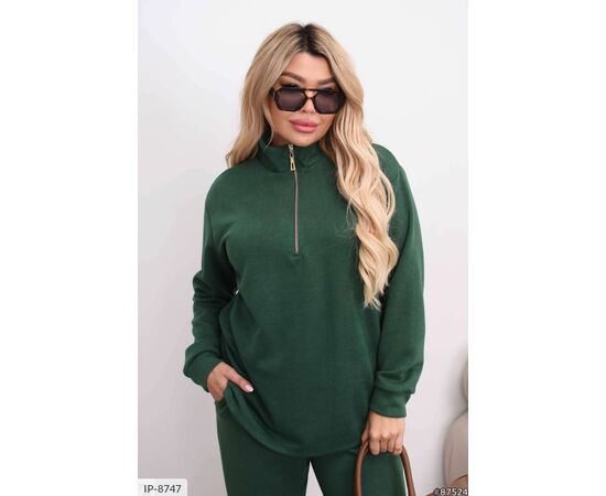 Костюм двійка жіночий великі розміри р.50-52;54-56;58-60;62-64 (4кол.) "VLADA" купити недорого від прямого постачальника, зображення 3