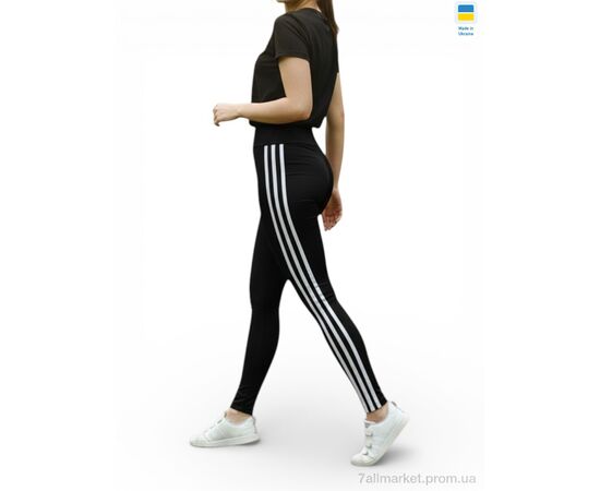 Лосінси жіночі Весна/осінь 5253 чорний (4 шт. р.сіткаS-XL) "Margo" недорого оптом від прямого постачальника, зображення 2