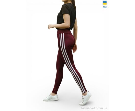 Лосінси жіночі Весна/осінь 50253 бордовий (4 шт. р.сітка2XL-5XL) "Margo" недорого оптом від прямого постачальника, зображення 2
