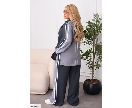 Стильний брючний костюм із костюмної тканини р.48-50;52-54;56-58;60-62 "BELUZA" купити недорого від прямого постачальника, зображення 7