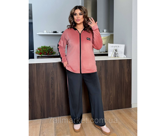 Костюм жіночий спортивний велюровий (46-60) "LADA" недорогий від прямого постачальника, зображення 2