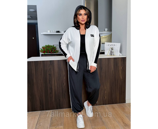 Костюм жіночий спортивний велюровий (46-60) "LADA" недорогий від прямого постачальника, зображення 3