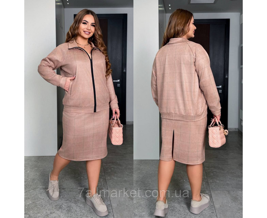 Фотография Костюм 2-ка женский замшевый р 46-60   "LADA" недорого от прямого поставщика, изображение 2