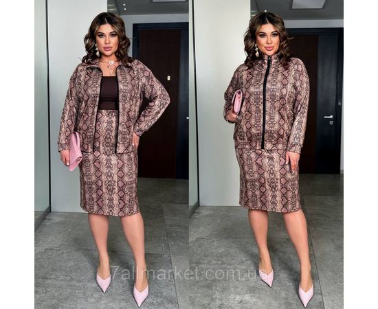 Фотография Костюм 2-ка женский замшевый р 46-60   "LADA" недорого от прямого поставщика, изображение 2