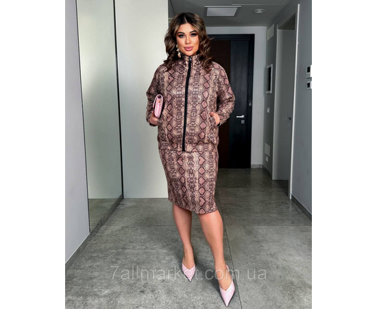 Фотография Костюм 2-ка женский замшевый р 46-60   "LADA" недорого от прямого поставщика, изображение 3