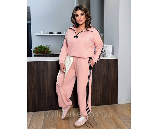 Костюм жіночий спортивний двонитка на флісі (42-60) "LADA" недорого від прямого постачальника, зображення 3