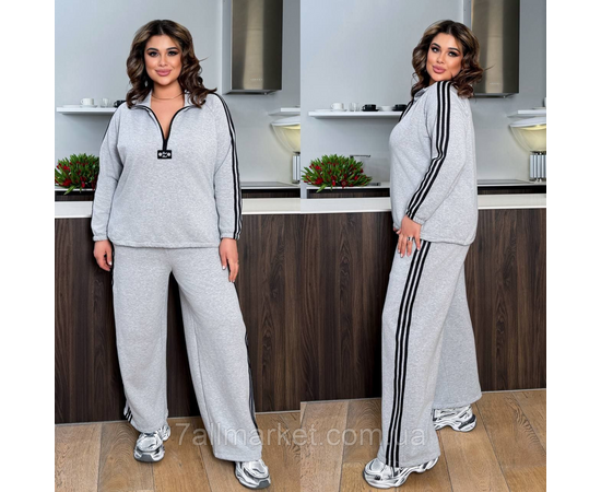 Костюм жіночий спортивний двонитка на флісі (42-60) "LADA" недорого від прямого постачальника, зображення 2