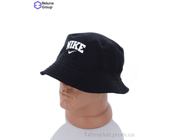 Панама чоловіча Літо 002-6 black (2 шт. р.сітка) "Reluna Group" недорого оптом від прямого постачальника, зображення 2