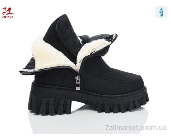 Фотография Ботинки женские стильные зима 818-1 (8 пар р.36-41) "Bytji" недорого оптом от прямого поставщика, изображение 2