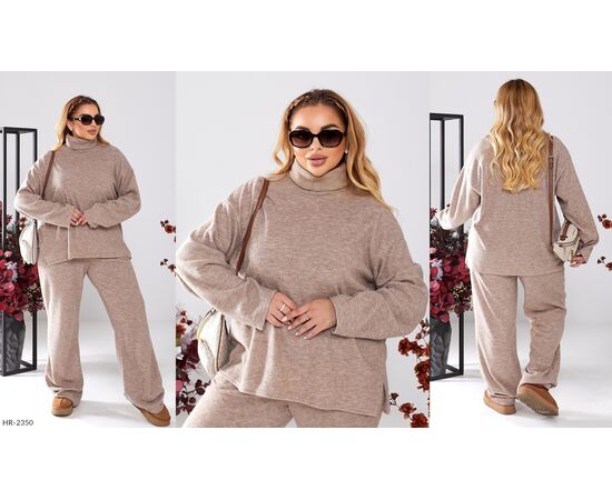 Костюм жіночий брючний великі розміри р.48-50;52-54;56-58;60-62 (3кол.) "VIKA" купити недорого від прямого постачальника, зображення 13