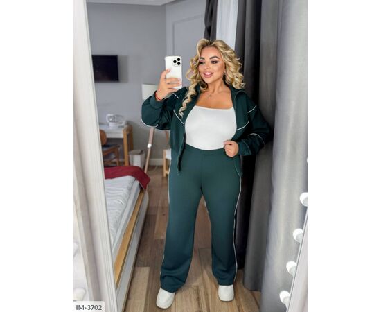 Жіночий прогулянковий костюм зі штанами великі розміри р.50-52;54-56;58-60 (4кол.) "VIKA" купити недорого від прямого постачальника, зображення 13