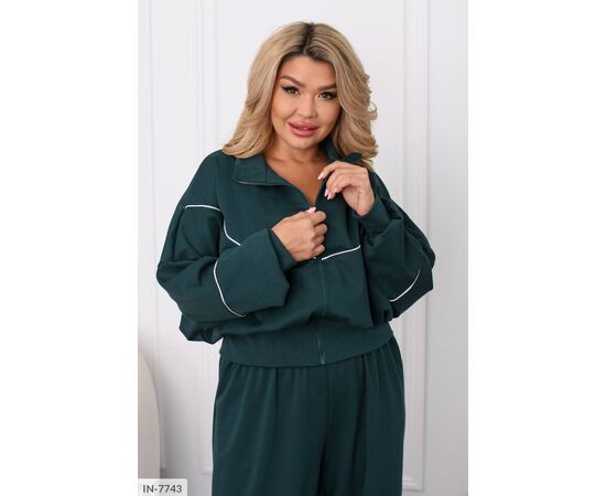 Жіночий прогулянковий костюм зі штанами великі розміри р.50-52;54-56;58-60 (4кол.) "VIKA" купити недорого від прямого постачальника, зображення 9