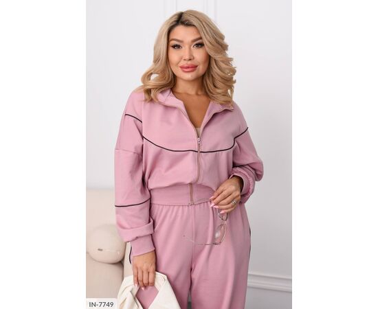 Жіночий прогулянковий костюм зі штанами великі розміри р.50-52;54-56;58-60 (4кол.) "VIKA" купити недорого від прямого постачальника, зображення 2